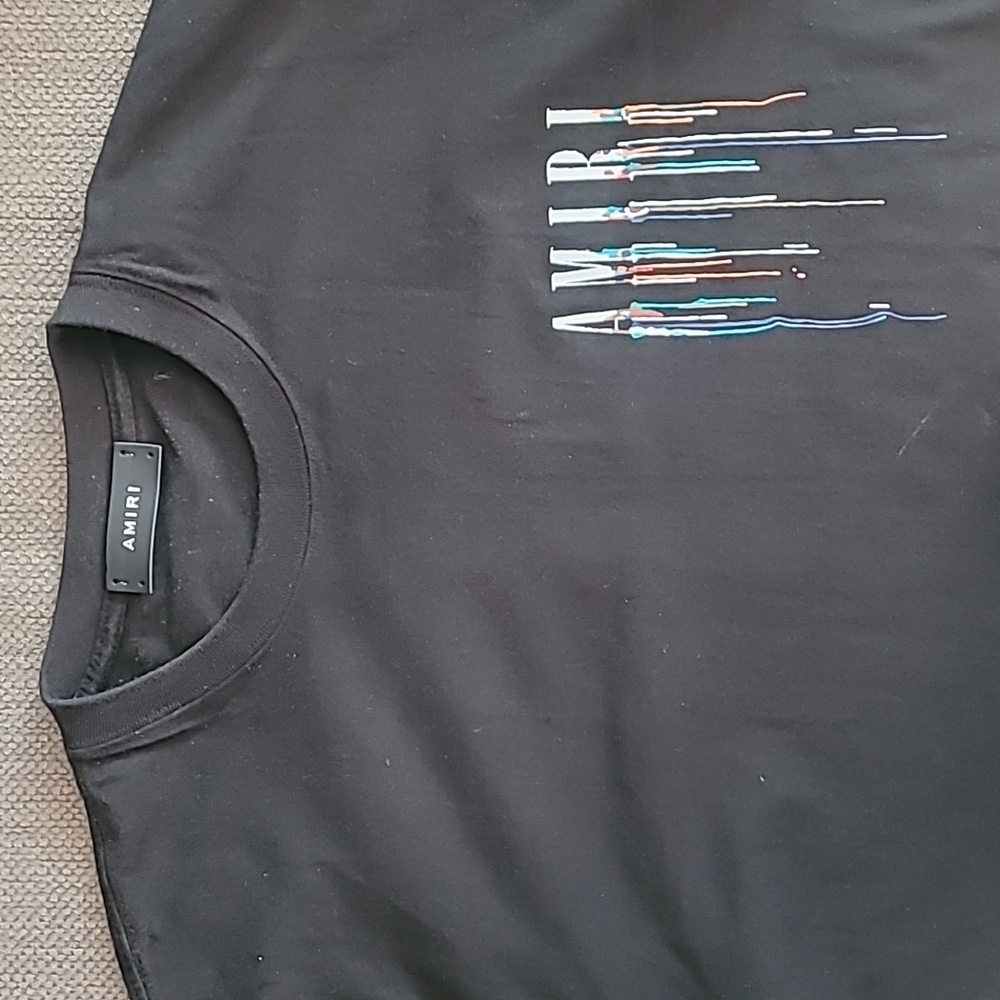 Amiri drip tee t-shirt L